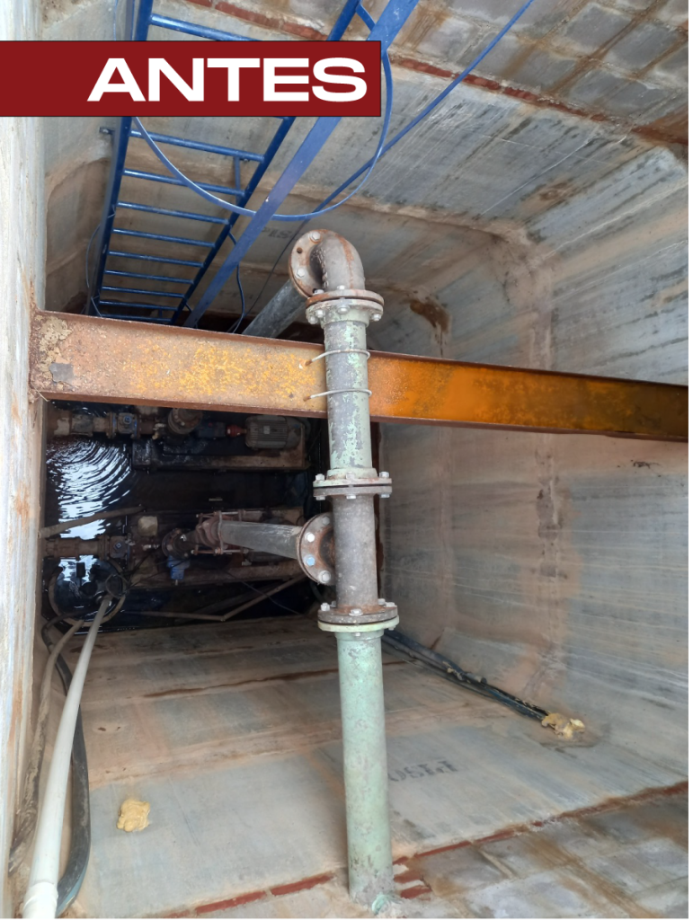 Retrofit en Valinhos/SP 3 Booster de Aguas Residuales en Línea en Valinhos- São Paulo