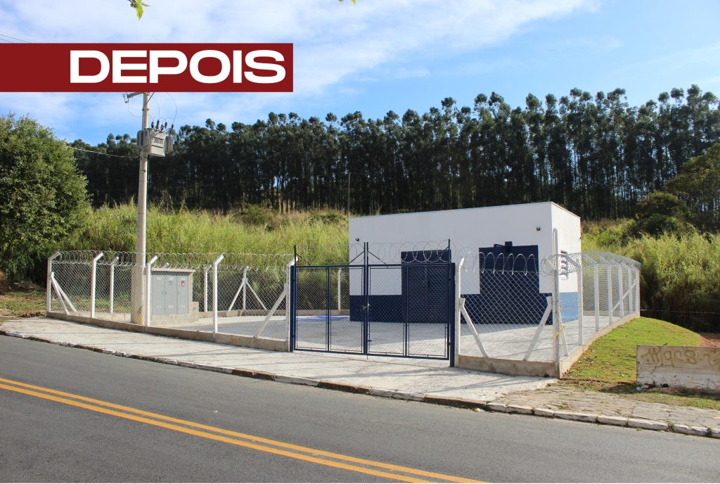 Retrofit en Valinhos/SP 5 Booster de Aguas Residuales en Línea en Valinhos- São Paulo