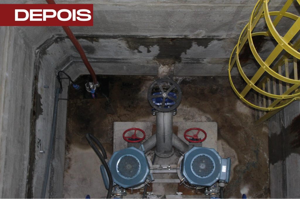 Retrofit en Valinhos/SP 6 Booster de Aguas Residuales en Línea en Valinhos- São Paulo