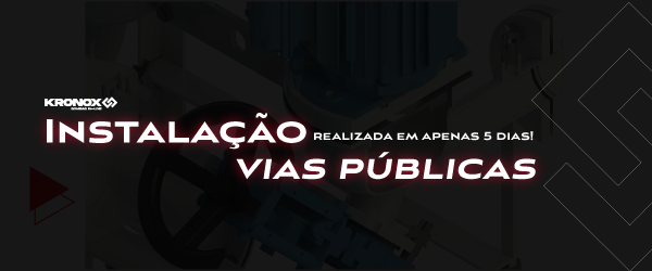 Já pensou em uma Elevatória instalada em apenas 5 dias?