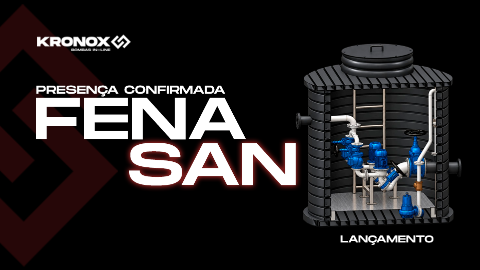 Kronox apresenta nova configuração da Elevatória Titan em PEAD na Fenasan 2026
